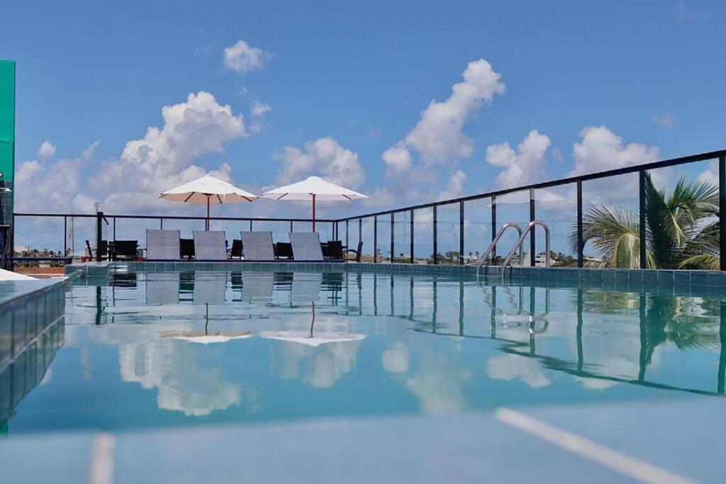 Flat No Centro De Porto De Galinhas - Perto Da Praia Principal E Vila Turistica Exterior foto